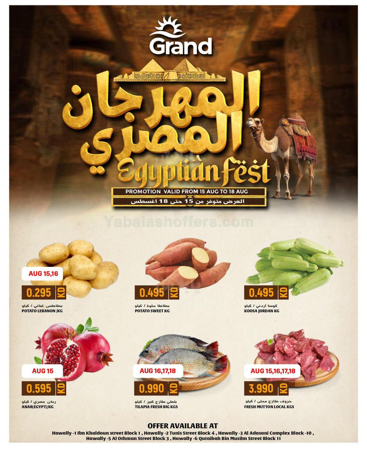 عروض المهرجان المصري من جراند هايبر